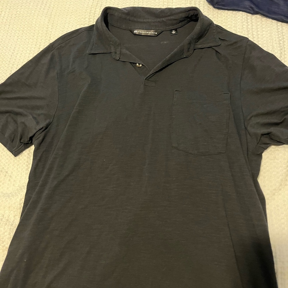 Travis Mathew Charcoal Men's Polo Shirt